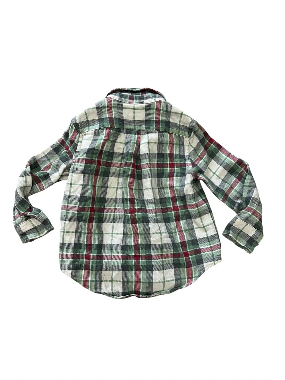 Ralph Lauren Kids Boys Green Plaid Collared Button-Up Shirt Preppy Size 3/3T